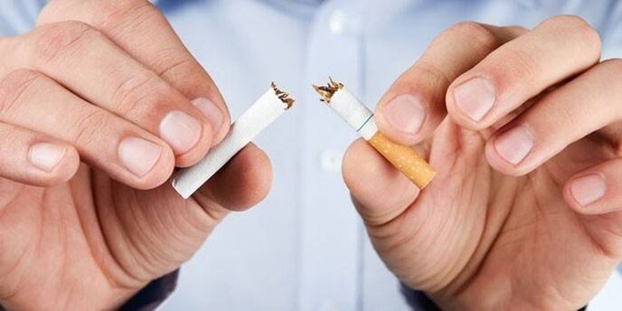 cigarette cassée et les méfaits du tabagisme